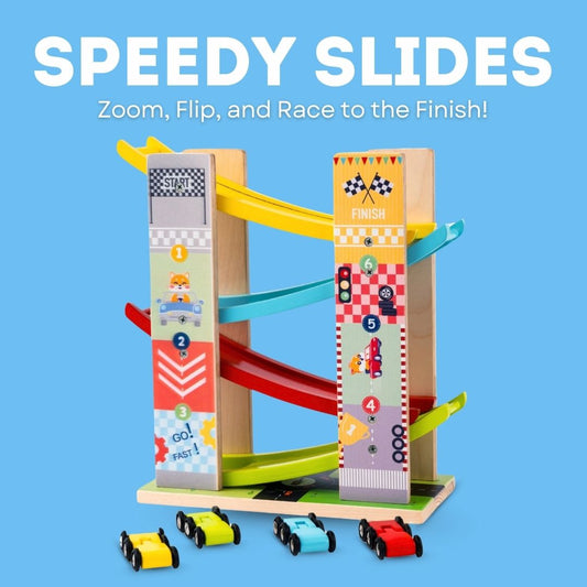 4 Level Sliding Car Track Toy