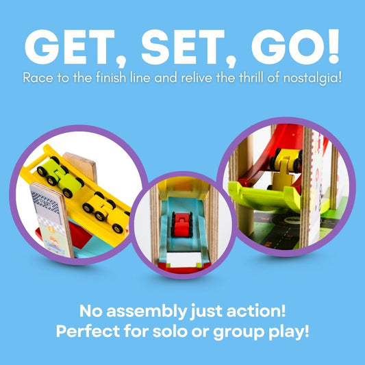 4 Level Sliding Car Track Toy